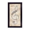 "Play It" By Marla Rae, Printed Wall Art, Ready To Hang Framed Poster, Black Frame
