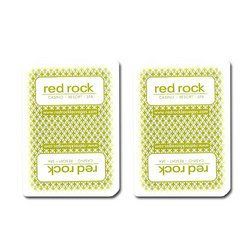 Single Deck Used in Casino Playing Cards - Red Rock