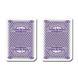 Single Deck Used in Casino Playing Cards - Santa Fe
