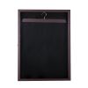 Jersey Display Frame Case, Acrylic Wooden Shadow Box with Hanger, Home Decor for Basketball, Baseball, Hockey Sport Shirt, UV Protection, Dark Brown