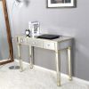 Three Drawers Mirror Table Dressing Table Console Table