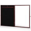 Jersey Display Case, Lockable Shadow Box with Hanger, Jersey Frame for Baseball Basketball Football Soccer Hockey Sport Shirt, Deep Brown