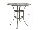 42 Inches Cast Aluminum Round Bar Table
