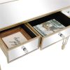 Three Drawers Mirror Table Dressing Table Console Table