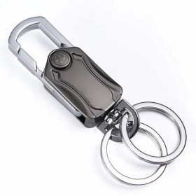 3 In 1 Fidget Spinner Keychain With Pocket Knife Keychain Pendant Beer Bottle Opener (Color: Boxed with knife gyro)