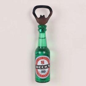 1pc Magnetic Beer Bottle Opener - Perfect Housewarming, Birthday, and Men's Gift - Easy to Use and Stylish (Color: Becks)