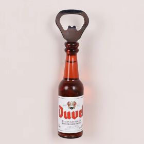 1pc Magnetic Beer Bottle Opener - Perfect Housewarming, Birthday, and Men's Gift - Easy to Use and Stylish (Color: Duvel)