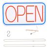 LED Open Sign 16.5x9.1in Business Neon Open Sign Advertisement Board with 11 Levels Adjustable Brightness